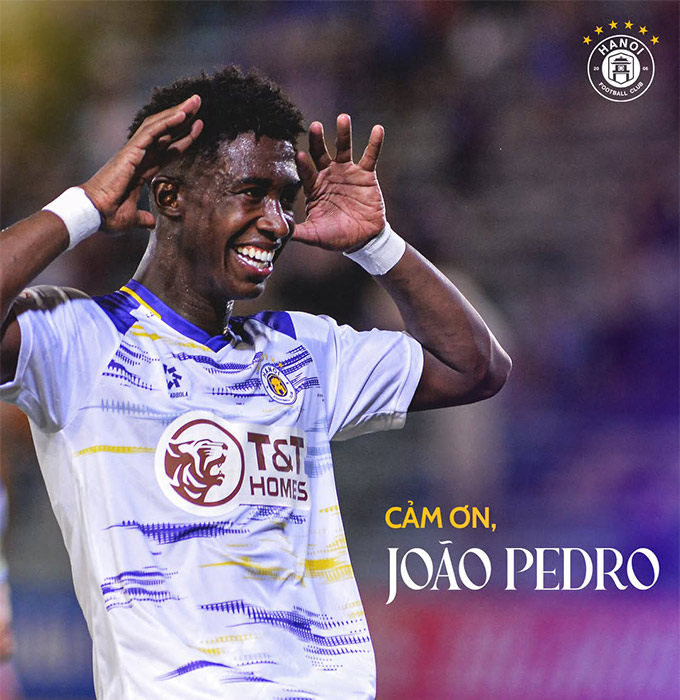 Tiền đạo Pedro chia tay Hà Nội sau mùa giải 2024/25 