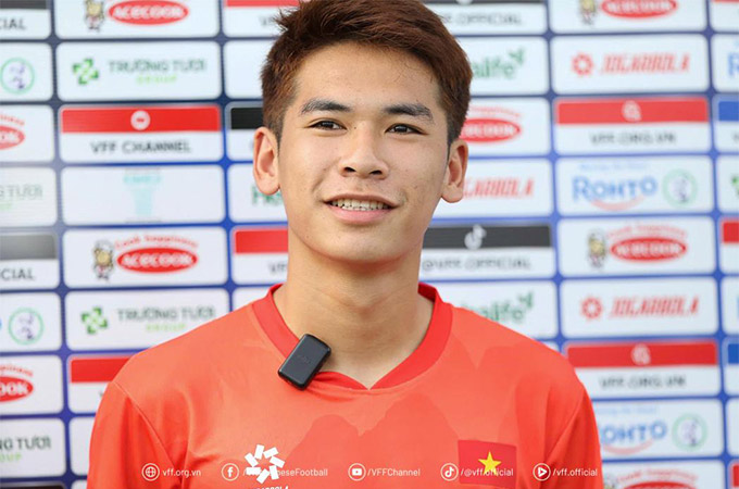 Cầu thủ trẻ hay nhất V.League Lê Văn Thuận nhiều khả năng sẽ phải chia tay U23 Việt Nam trước thềm giải Đông Nam Á - Ảnh: VFF