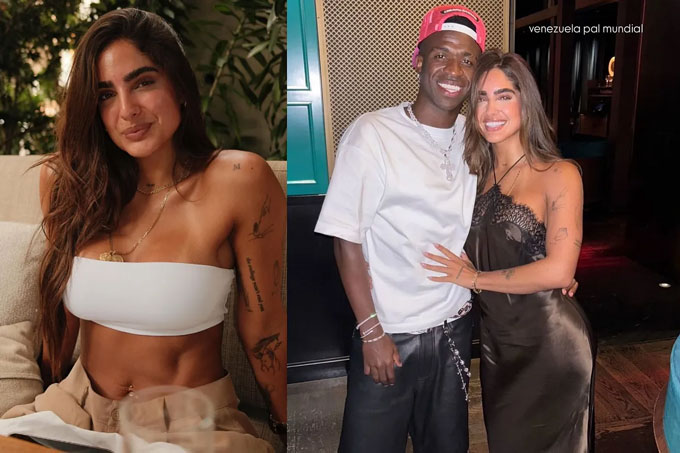  Isabella Ladera đang được Vinicius Jr theo sát