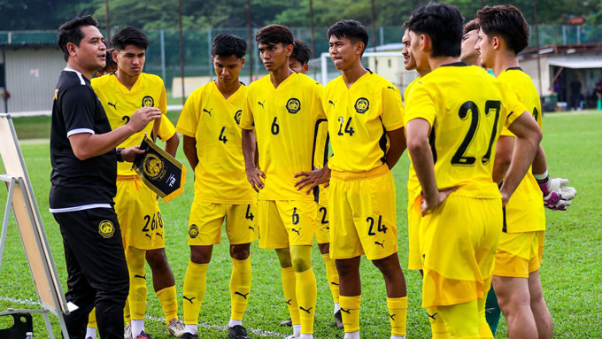 Đội tuyển U23 Malaysia chuẩn bị cho giải U23 Đông Nam Á 2025
