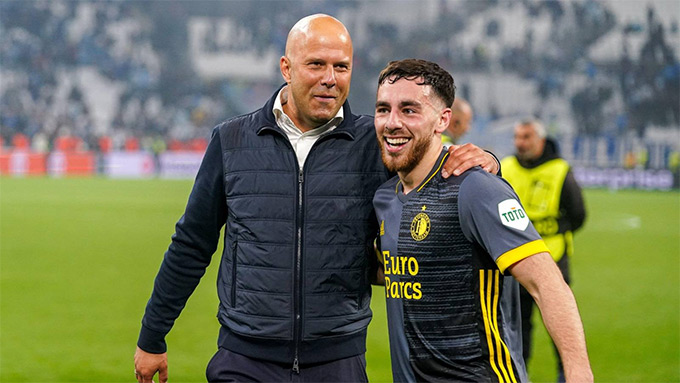 Kocku từng là học trò của HLV Slot tại Feyenoord