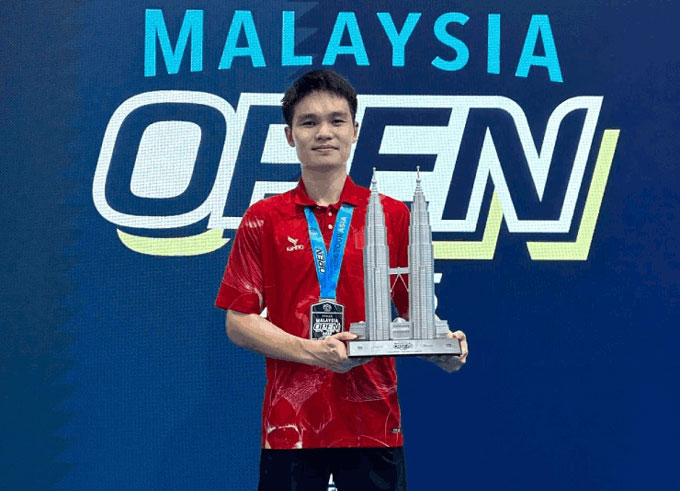 Trịnh Linh Giang vô địch giải PPA Asia Tour - Malaysia Open 2025