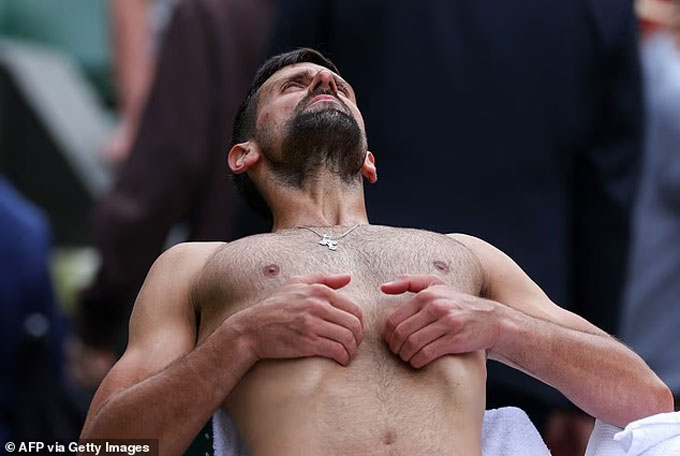 Nhờ yoga và hít thở sâu, Djokovic đã lấy lại bình tĩnh và thể lực để giành chiến thắng
