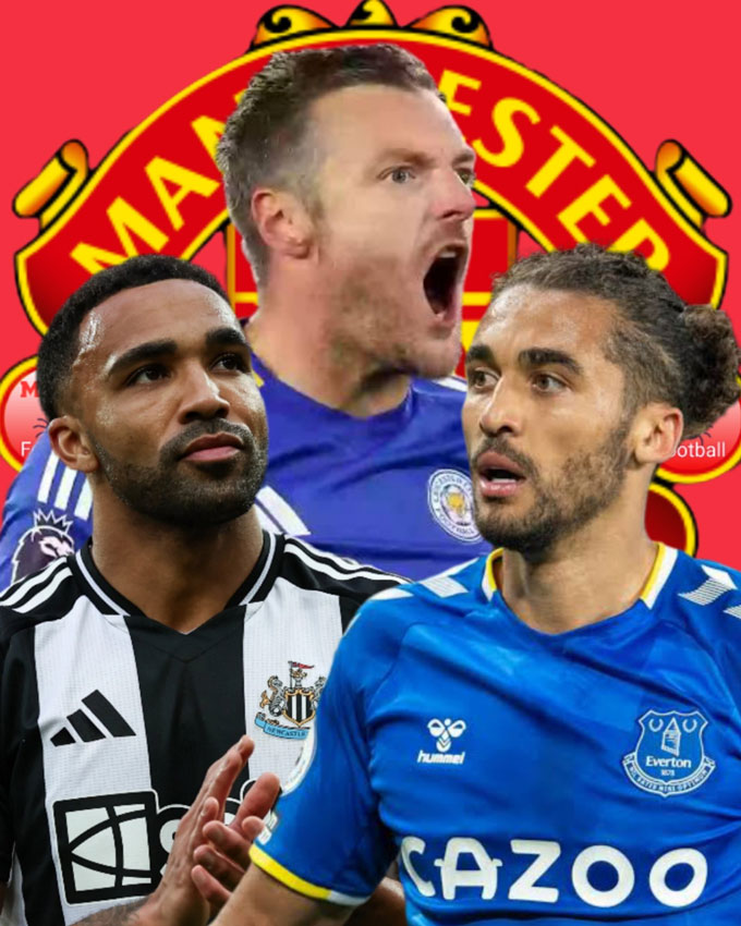 MU hiện có 3 lựa chọn để ký hợp đồng theo kiểu “pay-as-you-play” gồm (trái sang) Wilson, Vardy và Calvert-Lewin