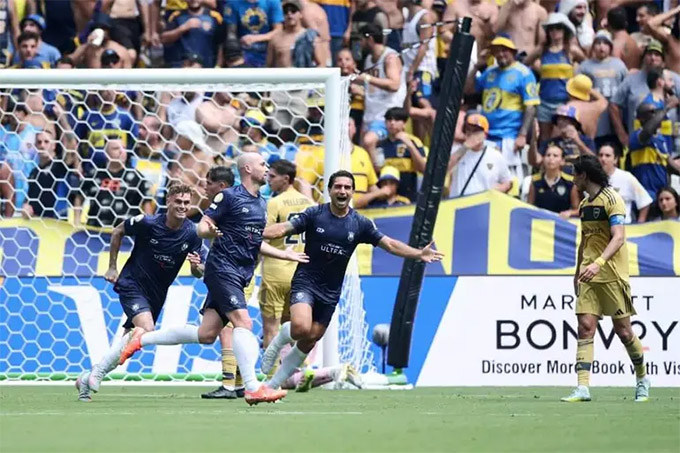 Niềm vui đặc biệt của Auckland khi cầm hòa Boca Juniors