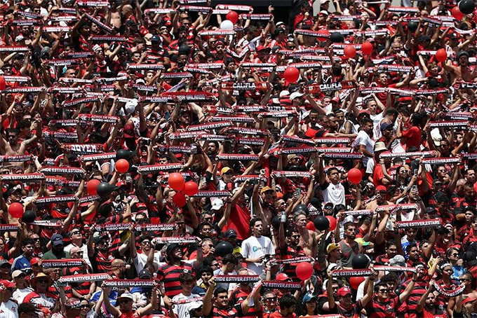 Sự cuồng nhiệt của CĐV Flamengo trước Chelsea