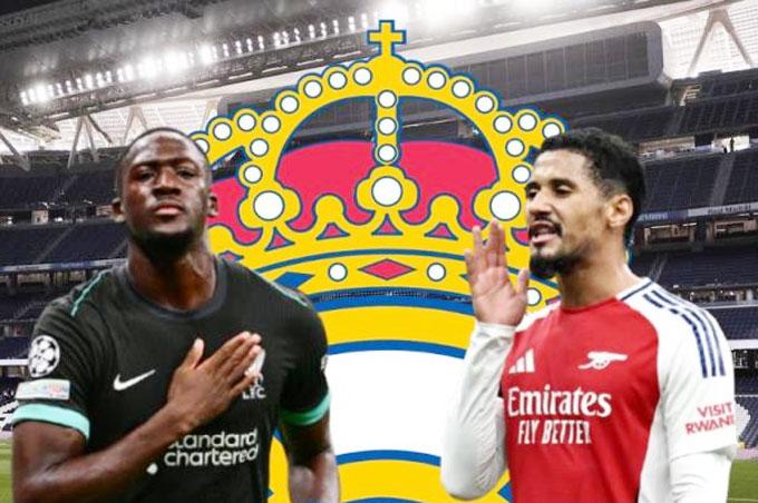 Real muốn nâng cấp hàng thủ với Konate và Saliba