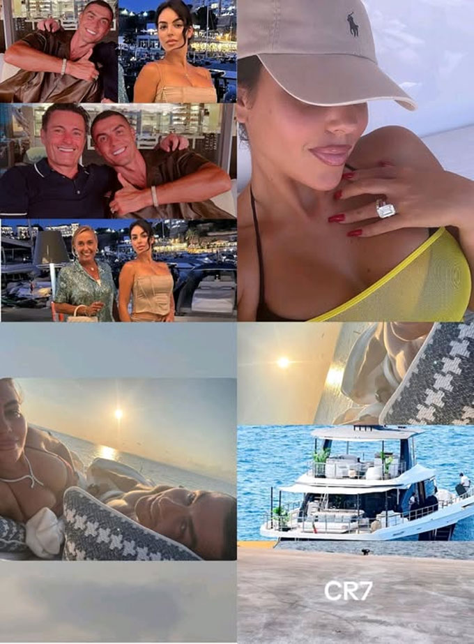 Cristiano Ronaldo và Georgina Rodriguez đang du hý dài ngày