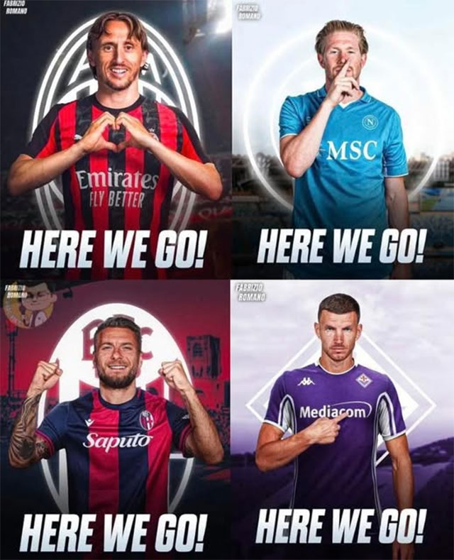 Các lão tướng đang thi nhau đổ bộ vào Serie A