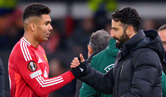 Casemiro đang dần chiếm được cảm tình của HLV Amorim