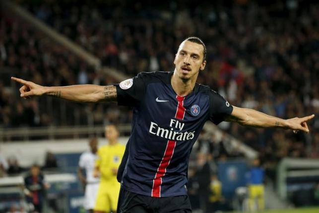 Zlatan Ibrahimovic khi còn khoác áo PSG