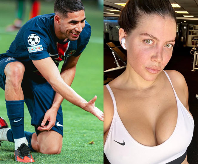 Wanda Nara được cho đang hẹn hò với Hakimi