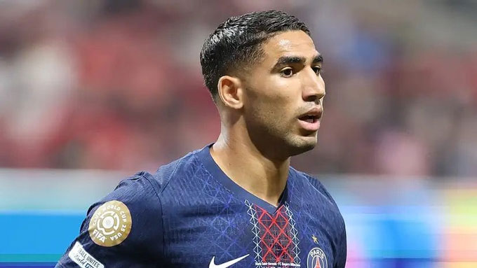 Hakimi là điểm mạnh trong tấn công của PSG nhưng cũng là điểm yếu trong phòng ngự