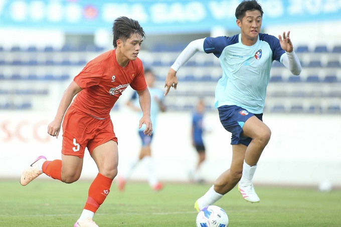 Tiền đạo Nguyễn Quốc Việt có lần thứ ba dự U23 Đông Nam Á. Ảnh: DT