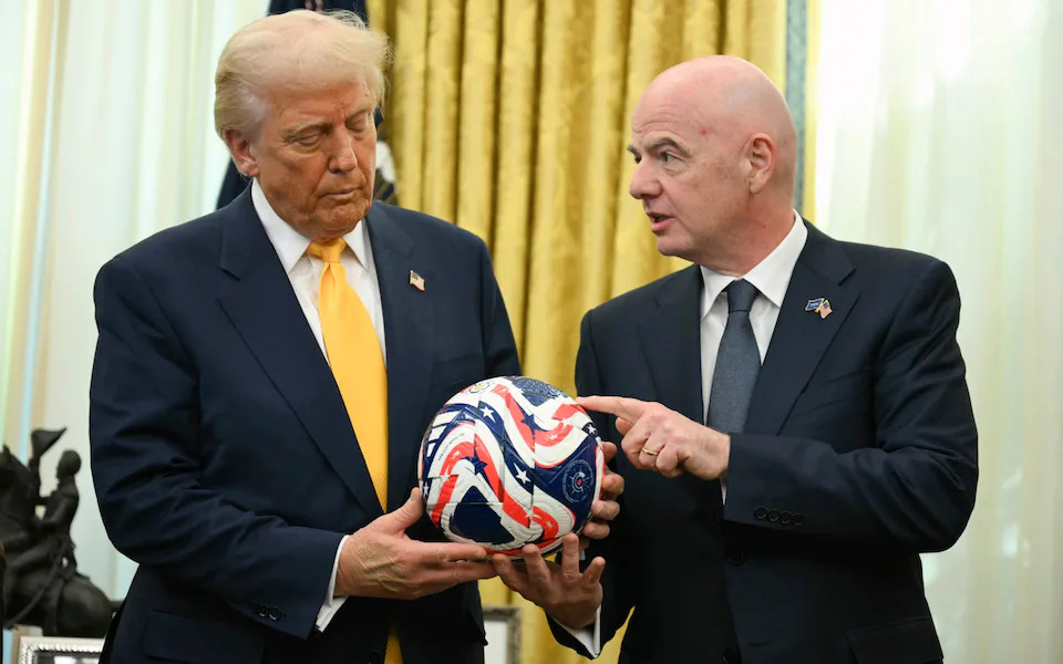 Infantino tự hào đã đưa được tổng thống Donald Trump đến với giải đấu
