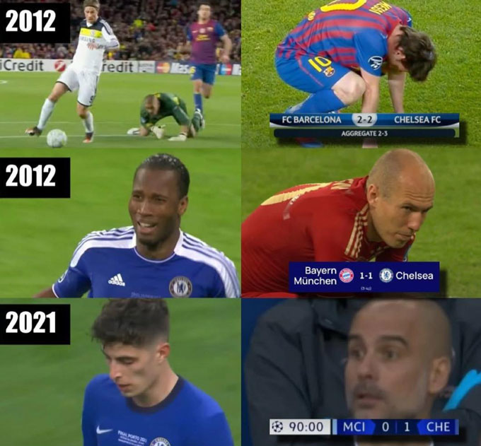 Chelsea từng khiến nhiều đội bóng gục ngã ở thời điểm họ hùng mạnh nhất
