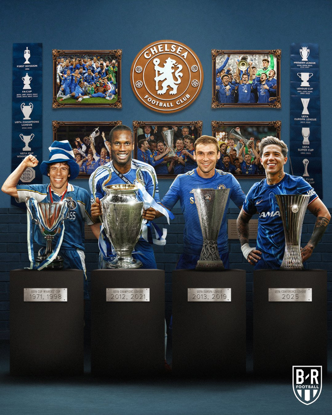 Chelsea vô địch mọi giải đấu mà họ từng tham dự