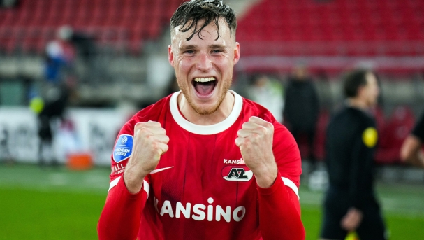 Sam Beukema khi còn khoác áo AZ Alkmaar