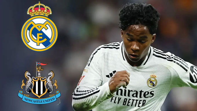 Real khó lòng bán Endrick cho Newcastle nhưng có thể cho mượn