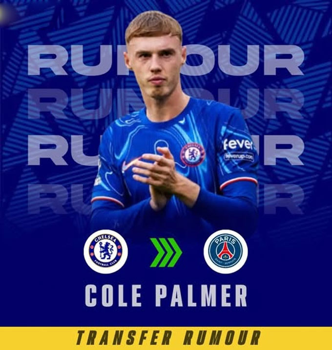 PSG sẵn sàng chi 250 triệu euro để mua Palmer từ Chelsea