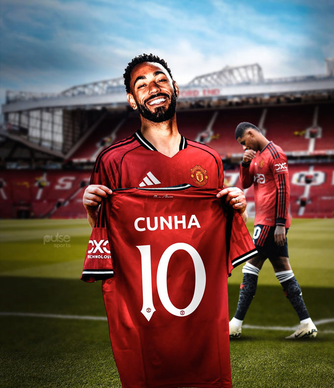 Việc MU tước áo số 10 của Rashford để trao cho tân binh Cunha gây ra nhiều tranh cãi