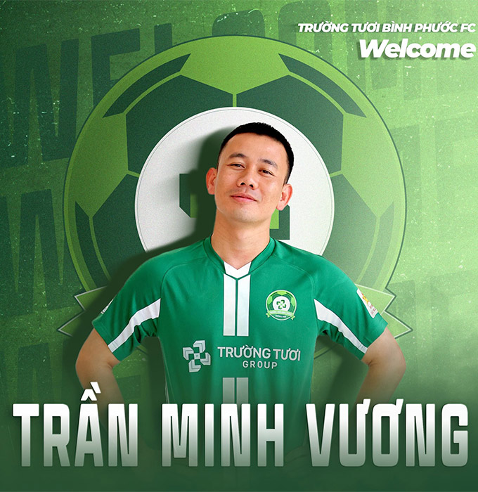 Minh Vương gia nhập Bình Phước, tái ngộ Công Phượng, Xuân Trường, Văn Sơn 