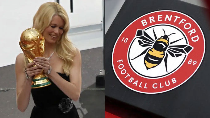 Claudia Schiffer vừa mua cổ phần Brentford