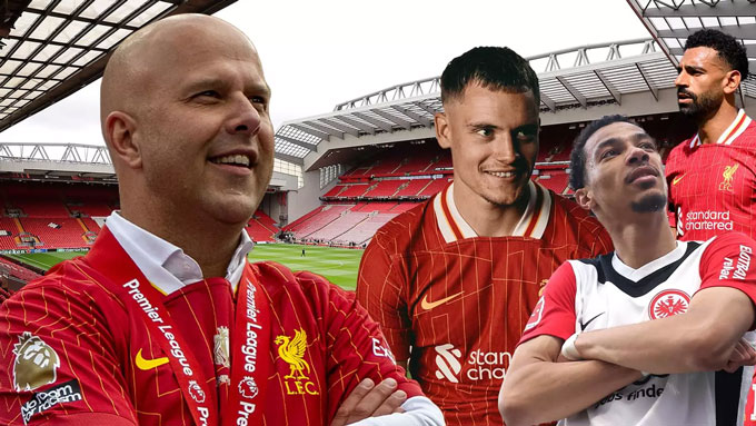 HLV Slot đang tăng cường rầm rộ sức mạnh đội hình của Liverpool