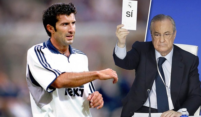 "Vụ cướp thế kỷ" mang Luis Figo từ Barca về Real Madrid năm 2000