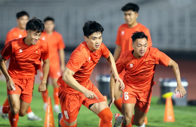 U23 Việt Nam sẵn sàng cho cuộc đua vô địch. Ảnh: Anh Khoa 