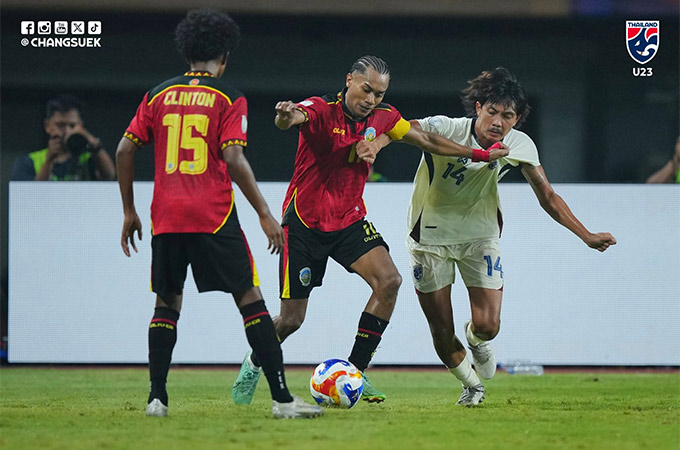 Chiến thắng 4-0 trước Timor Leste giúp U23 Thái Lan rộng cửa vào bán kết 