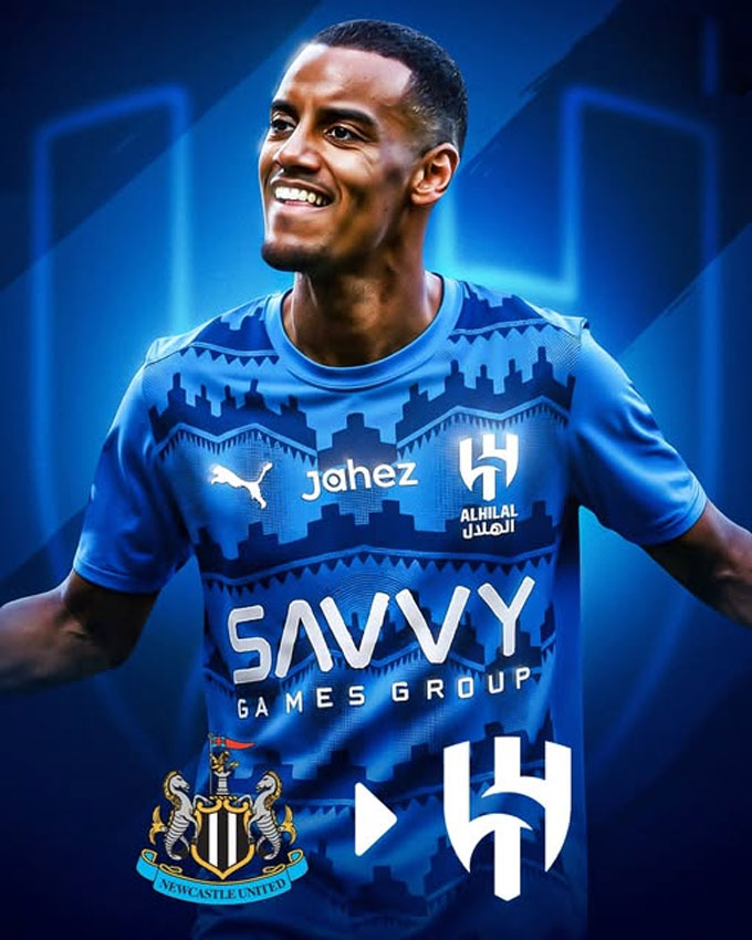 Việc Isak rời Newcastle để gia nhập Al Hilal sẽ là "bom tấn" mùa hè này
