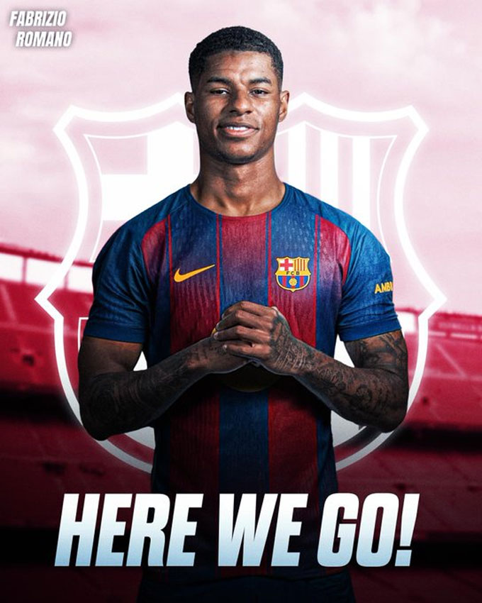 MU được cho là đã đồng ý cho Barca mượn Rashford