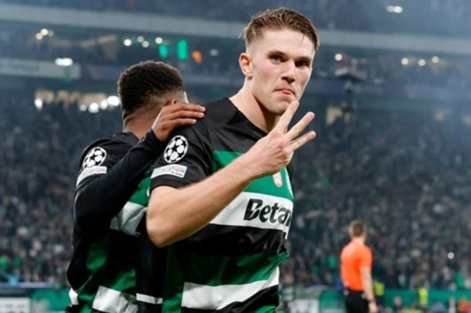 Viktor Gyokeres là mẫu trung phong mà HLV Ruben Amorim muốn đưa về MU