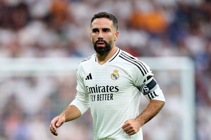 Carvajal hiện là đội trưởng của Real Madrid