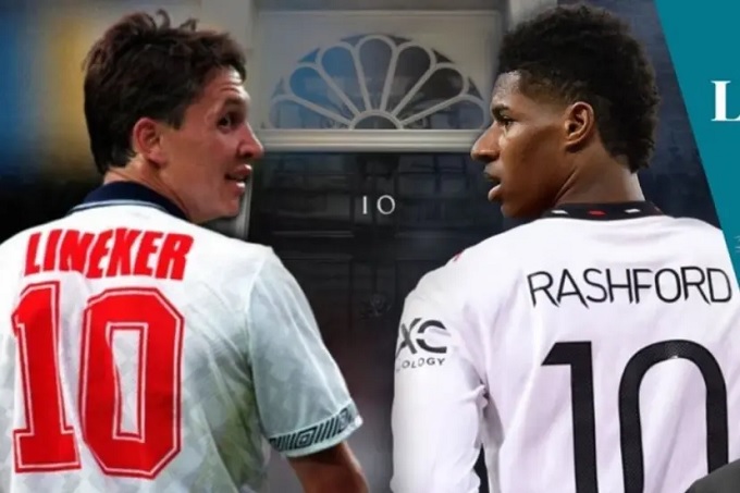 Lineker chúc mừng Rashford tới Barca