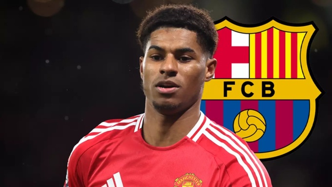 Barca đạt thỏa thuận mượn Marcus Rashford từ MU đến mùa Hè năm 2026