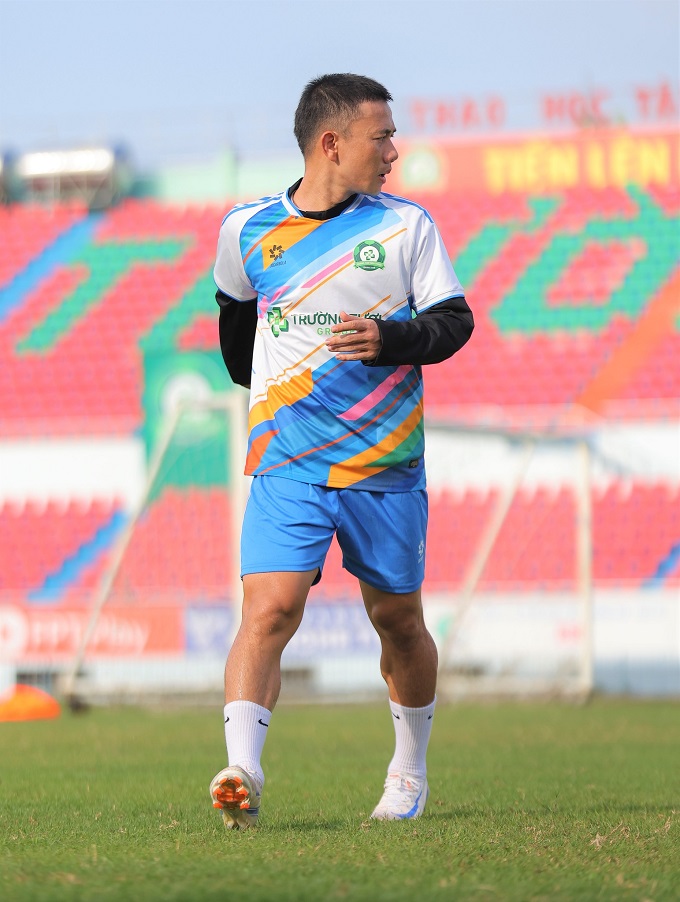 Minh Vương vừa rời HAGL để đầu quân cho Bình Phước. ảnh: BP FC