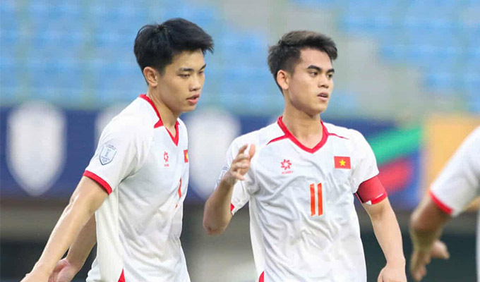 Đình Bắc nhiều khả năng sẽ được cho nghỉ ở trận gặp U23 Campuchia - Ảnh: VFF 