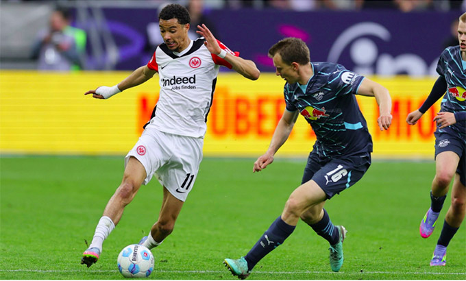 Tiền đạo 23 tuổi chơi rất hay trong màu áo Frankfurt mùa trước