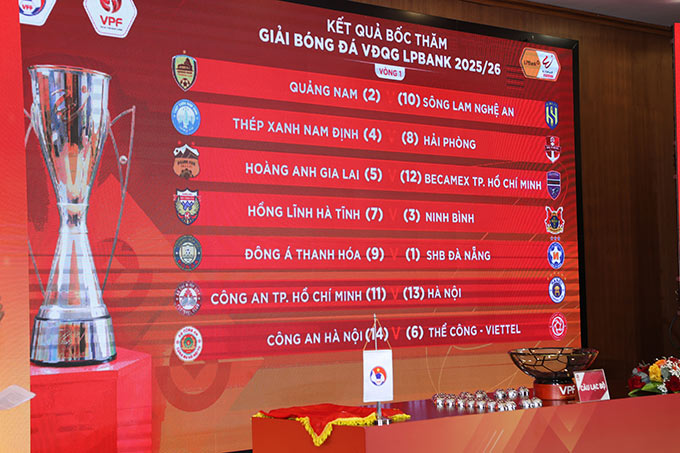 Lịch thi đấu, phương án di chuyển của các đội ở V.League 2025/26 sẽ có biến động 
