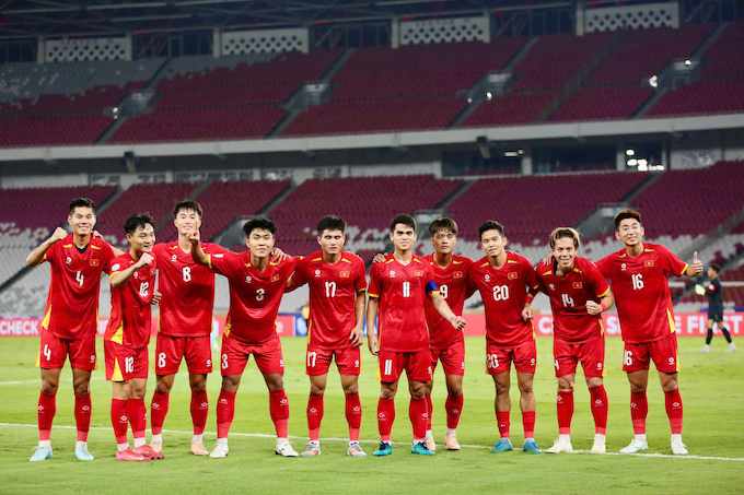 U23 Việt Nam quyết tâm thắng để giành vé vào chung kết. Ảnh: Anh Khoa 