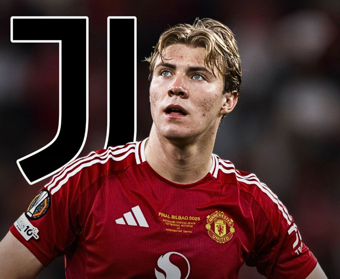 Juventus có ý định hỏi mua cả Hojlund