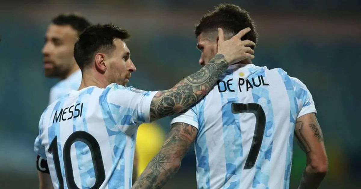 Messi và De Paul rất thân thiết