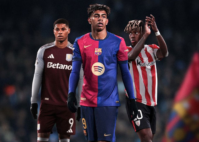 Yamal muốn Barca chiêu mộ người bạn thân Nico Williams nhưng BLĐ lại mang về Rashford