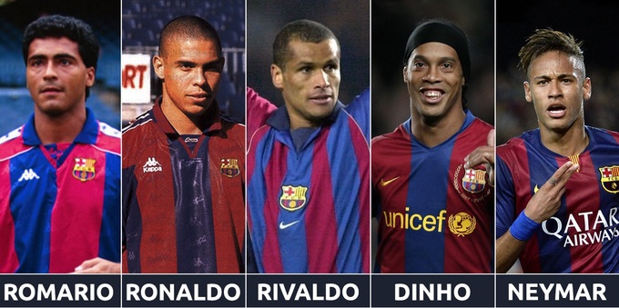 Trừ Ronaldinho, cả Romario, Ronaldo, Rivaldo và Neymar đều rời Barca theo cách không mấy vui vẻ.