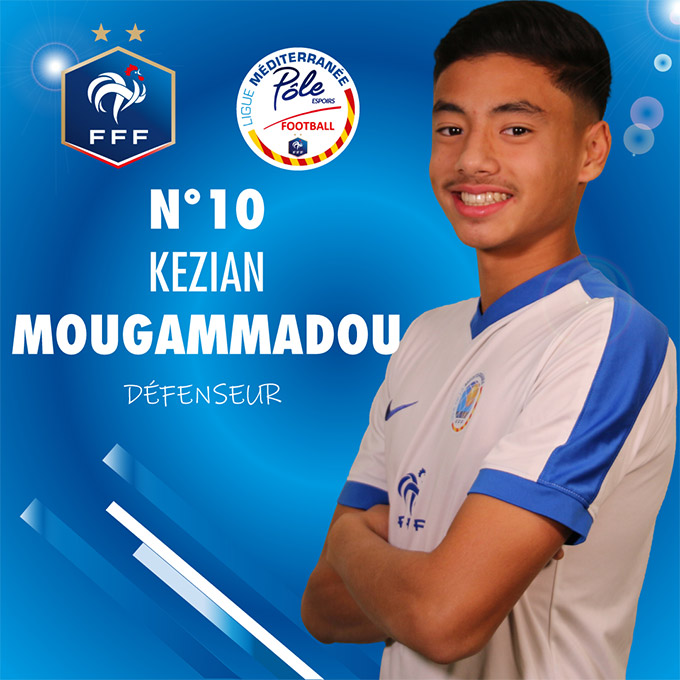 Kezian trong thời gian học tập ở Hiệp hội thể thao Aix-en-Provence