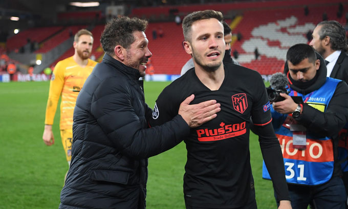 Saul từng là học trò cưng của Simeone
