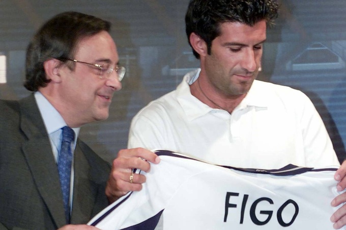 Florentino Perez đã từng bước đưa Luis Figo vào bẫy khiến anh phải gia nhập Real Madrid
