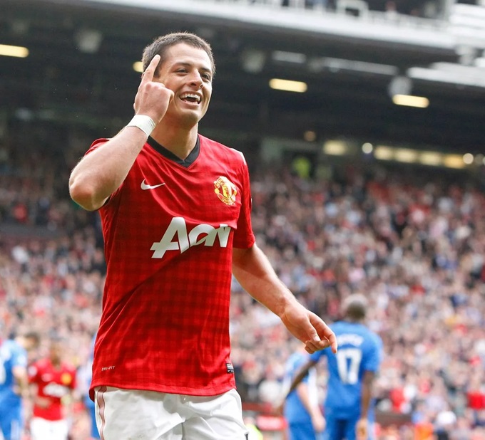 Javier Hernandez trong màu áo MU